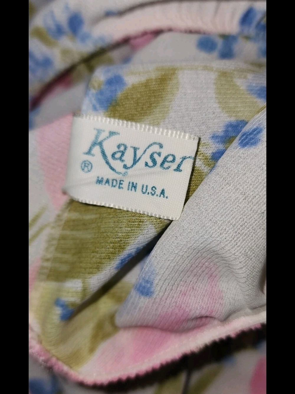 Vtg KAYSER Pink Floral Maxi Sleeveless Nap Dress Garden Dress  Breezy Sz 38 - Picture 4 of 4